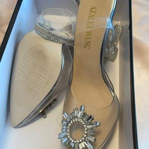 Clear Heels Brand New Never Worn